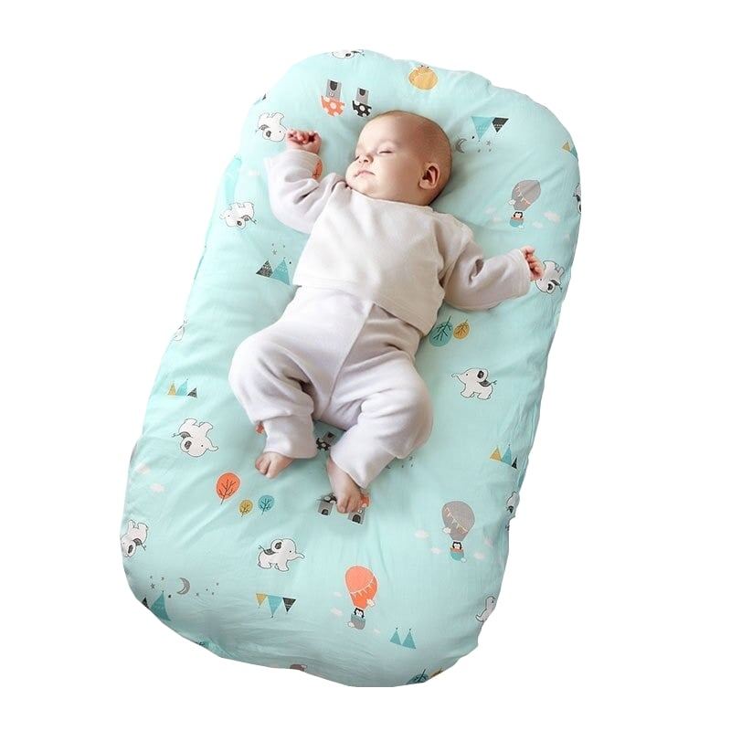 Baby Nest Lehátko Přenosná Ergonomická Dětská Postýlka