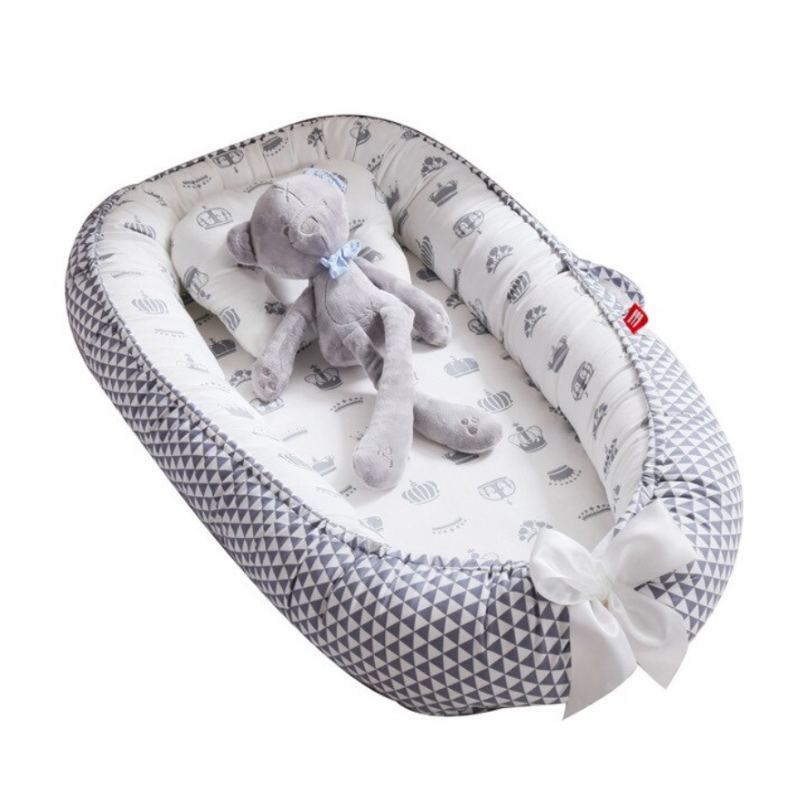 Přenosná Dětská Postýlka Lehátko Bassinet Polštář