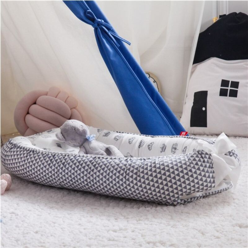 Přenosná Dětská Postýlka Lehátko Bassinet Polštář