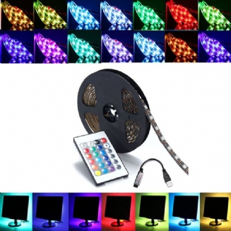 0.5/1/2/3/4/5m Smd5050 Rgb Led Pásková Lampa Sada Pro Podsvícení Tv + Usb Dálkové Ovládání Dc5v