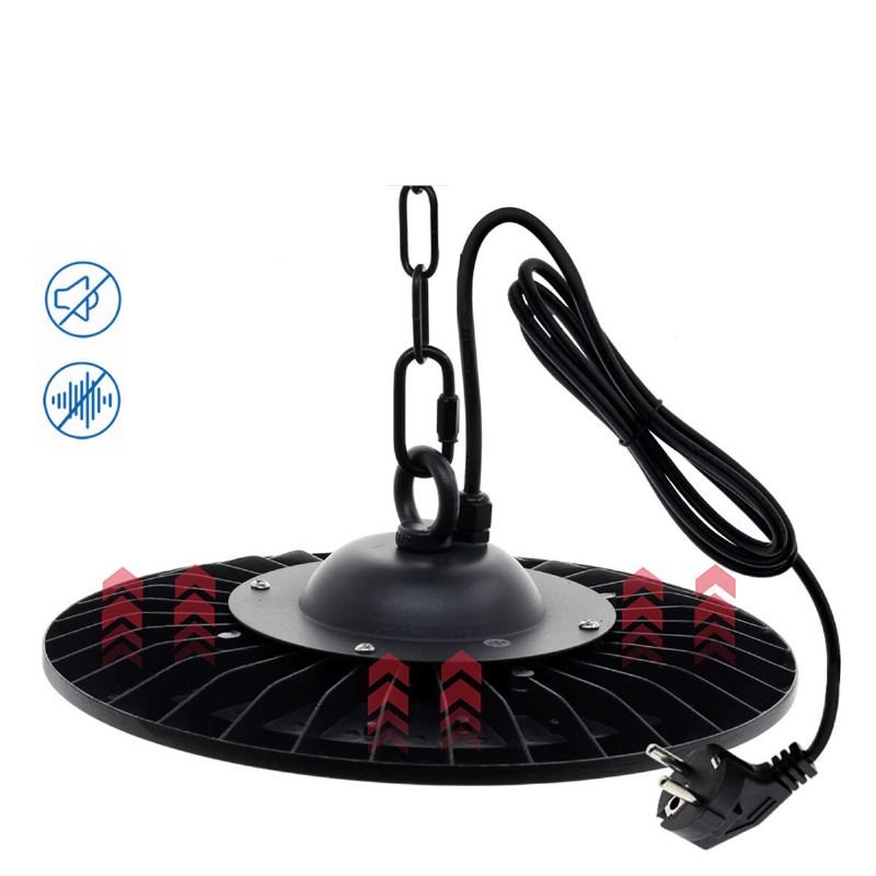 100w/150/200w High Bay Led Light Ufo Tvar Led Lustr Vhodné Pro Průmyslové Kůlny Sklad Factory Farm Gym