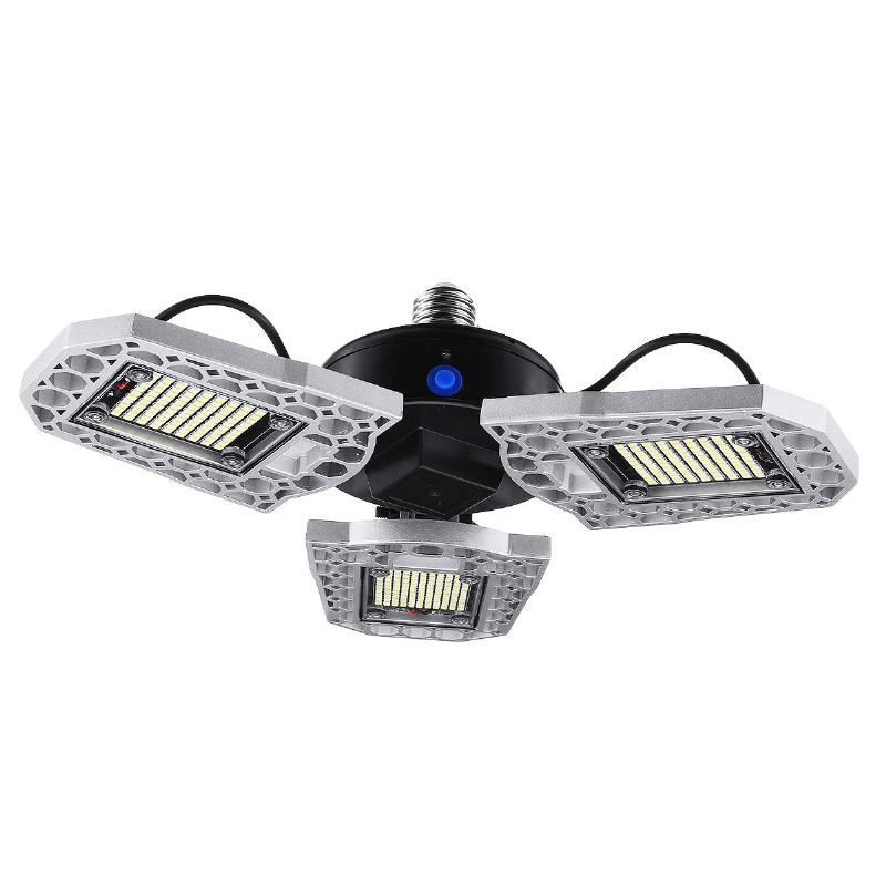 100w 24000lm Led Garážové Světlo E26/27 Stropní Záplavové Senzor Světla Deformovatelné