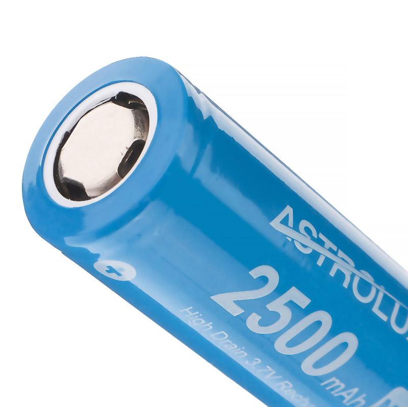 10ks E1825 18a 2500mah 3.7v 18650 Li-ion Baterie Nechráněná Dobíjecí Lithiová S Vysokým Odběrem Pro Astrolux Nitecore Lumintop Fenix Olight Svítilny Rc Hračky Domácí Nářadí