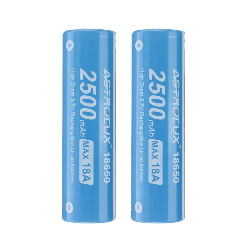 10ks E1825 18a 2500mah 3.7v 18650 Li-ion Baterie Nechráněná Dobíjecí Lithiová S Vysokým Odběrem Pro Astrolux Nitecore Lumintop Fenix Olight Svítilny Rc Hračky Domácí Nářadí