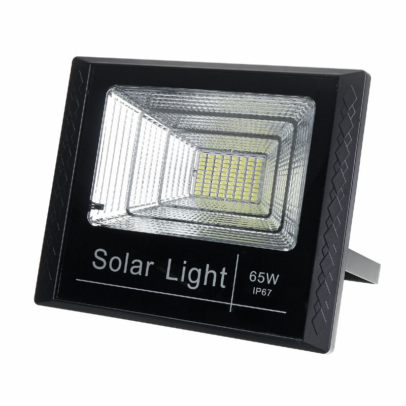 10w 25w 45w 65w Solární Panel Se 2 Nástěnnými Svítidly Vodotěsné Dálkové Ovládání Flood Light Park Yard Garden Příjezdová Cesta