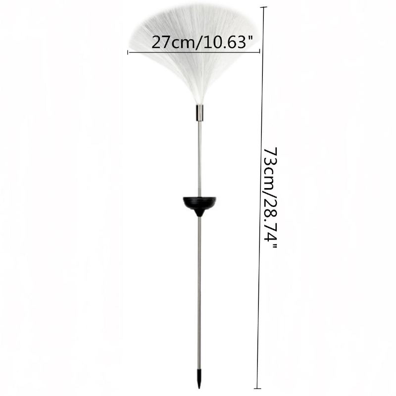 1.2 V 2ks Solární Energie Cesta Ke Změně Barvy Světla Led Zahrada Bodová Lampa Na Trávník Venkovní Dvůr