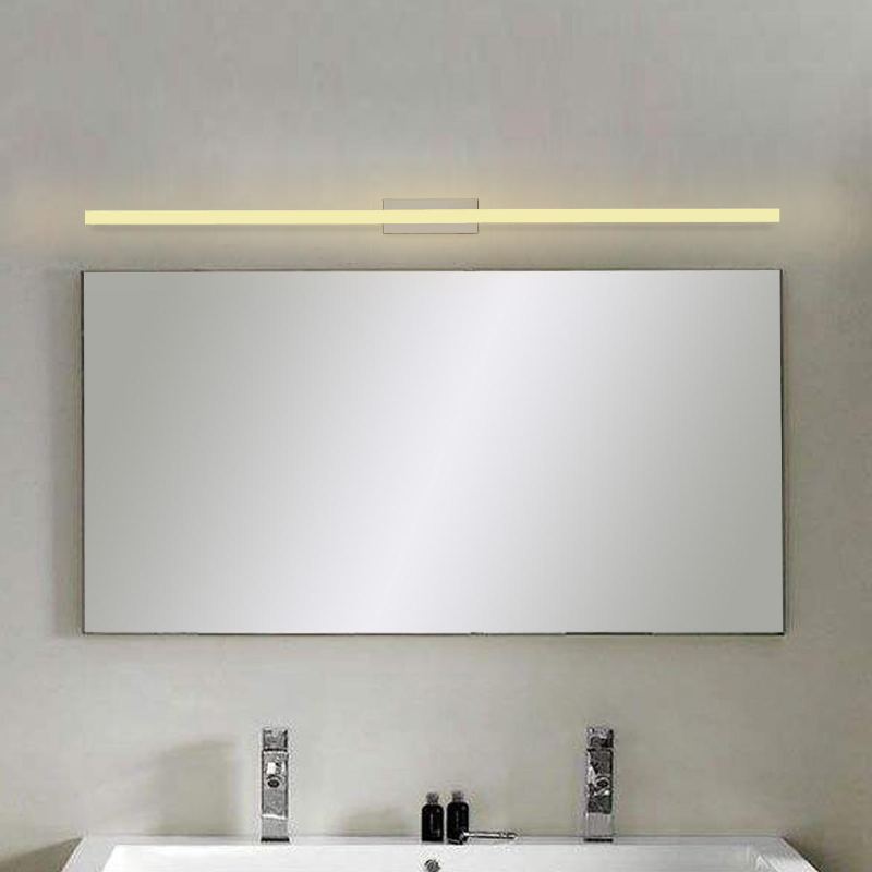 120cm 20w 96 Led Zrcadlové Přední Svítidlo Morden Nástěnné Z Nerezové Oceli 1600lm 85-265v