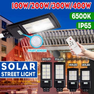 140/160/324/392led 100/200/300/400w Led Solární Panel Pouliční Osvětlení Pir Nástěnné Svítidlo Se Senzorem Pohybu + Vzdálený Domov