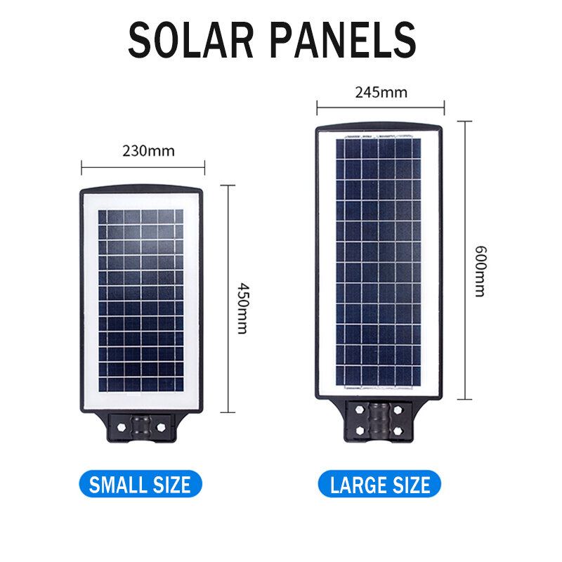 140/160/324/392led 100/200/300/400w Led Solární Panel Pouliční Osvětlení Pir Nástěnné Svítidlo Se Senzorem Pohybu + Vzdálený Domov