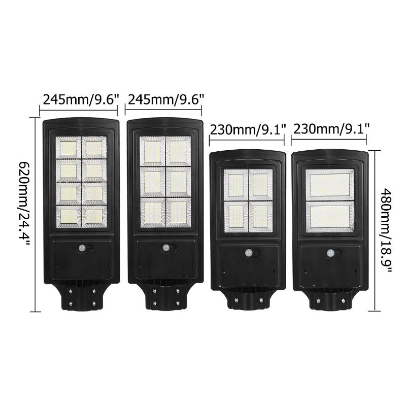 140/160/324/392led Solární Led Pouliční Osvětlení Pir Nástěnná Lampa S Pohybovým Senzorem + Dálkové Ovládání