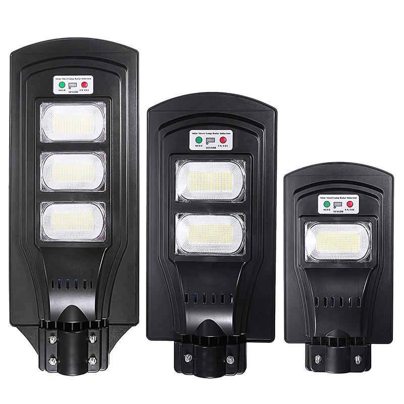 150/300/450led Solární Pouliční Světlo Pir Nástěnná Lampa S Pohybovým Senzorem S Dálkovým Vodotěsným