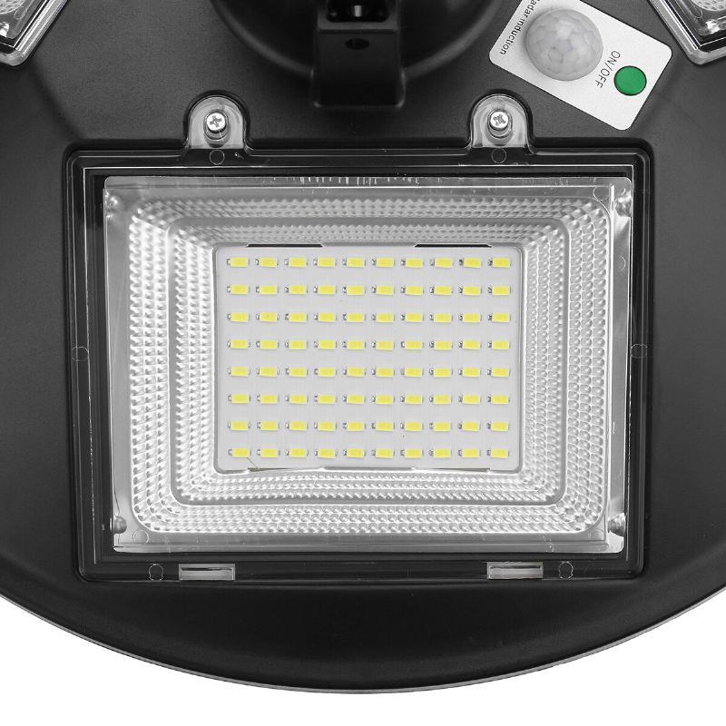 150w 240led Solární Pouliční Osvětlení Indukční Venkovní Časovací Lampa + Dálkové Ovládání