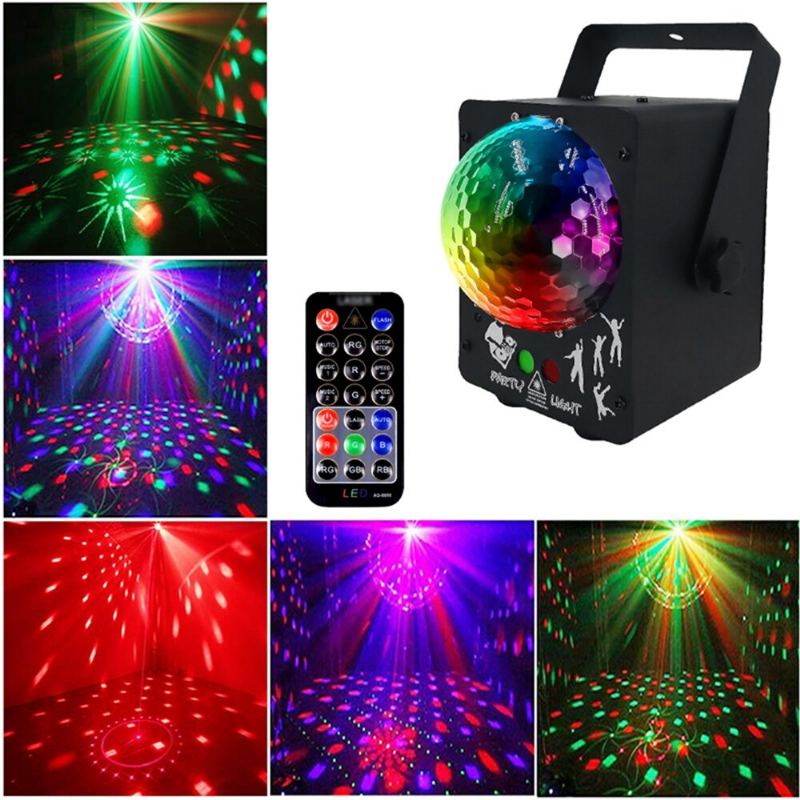 18w Led Rgb Jevištní Projektor Light Lamp Dj Club Disco Party S Dálkovým Ovládáním