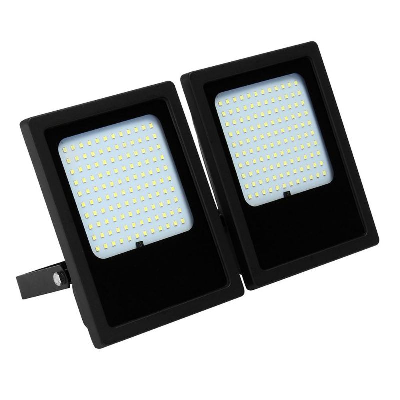 2 Ks 15w Vodotěsné 120 Led Flood Light Dálkové Ovládání Světelný Senzor Solární Světlo