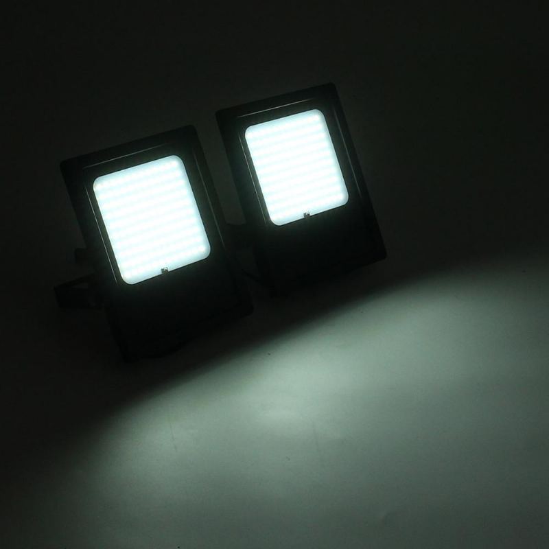 2 Ks 15w Vodotěsné 120 Led Flood Light Dálkové Ovládání Světelný Senzor Solární Světlo