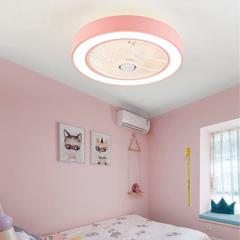 220v 50cm Led Stropní Ventilátor Světlo App Bt Dálkové Ovládání 3 Barvy Stmívatelné 3 Rychlosti Větru Pro Vnitřní Ložnici