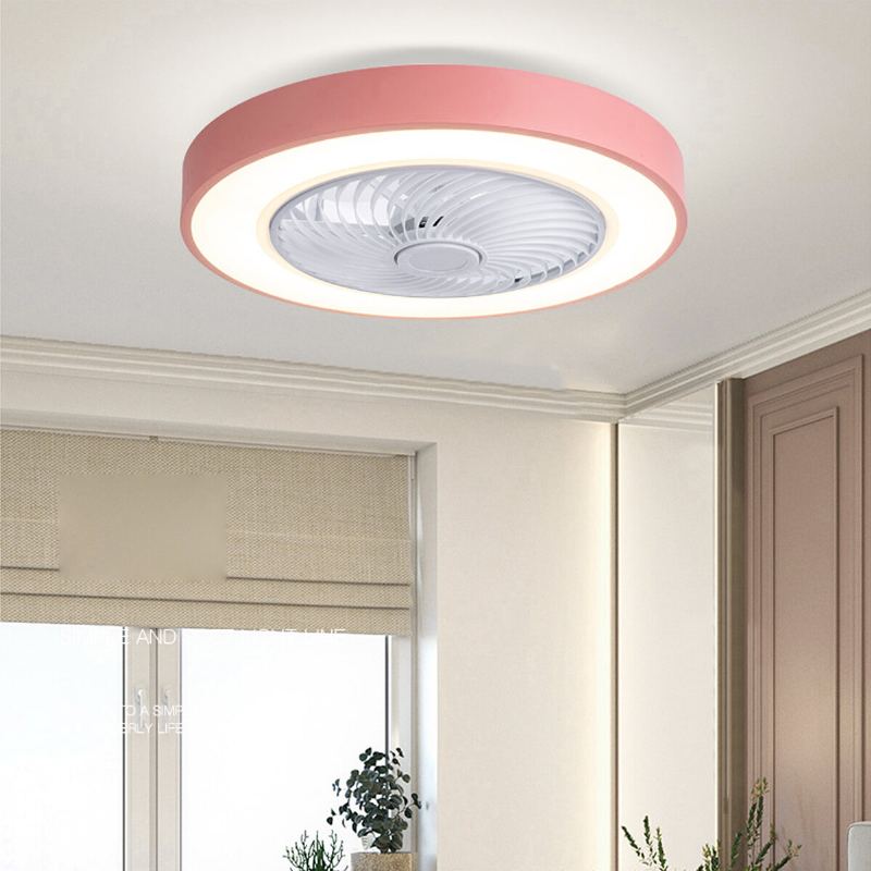 220v 50cm Led Stropní Ventilátor Světlo App Bt Dálkové Ovládání 3 Barvy Stmívatelné 3 Rychlosti Větru Pro Vnitřní Ložnici