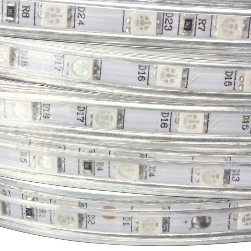 220v 9m 5050 Led Smd Venkovní Voděodolná Flexibilní Páska S Provazovým Proužkem Vánoční Osvětlení