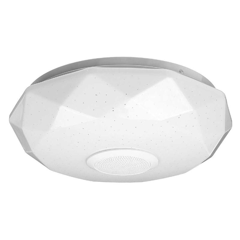220v Led Rgb Stropní Světlo 3000-6500k Stmívatelná Akrylová Hudební Lampa Bluetooth Dálkové Ovládání