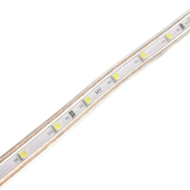 2m 7w Vodotěsný Ip67 Smd 3528 120 Led Pásek Světelný Provaz Vánoční Večírek Venkovní Ac 220v