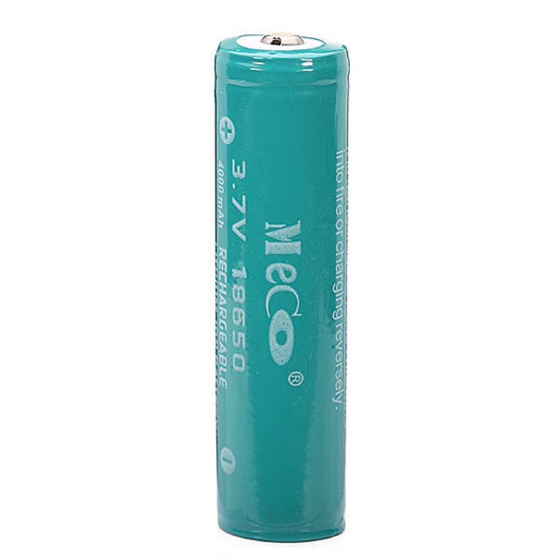 2pcs Meco 3.7v 4000mah Chráněná Dobíjecí 18650 Li-ion Baterie