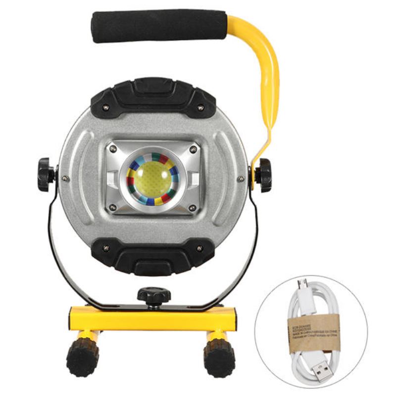 30w Přenosná Usb Dobíjecí Cob Led Flood Light Venkovní Nouzová Kempingová Lampa Pro Turistiku 220v