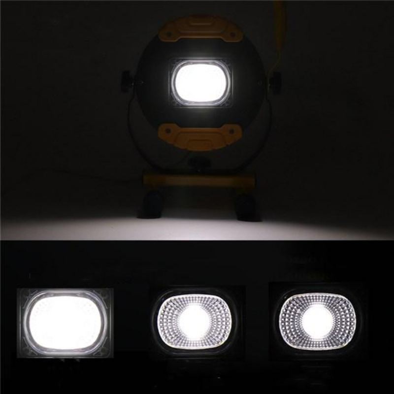 30w Přenosná Usb Dobíjecí Cob Led Flood Light Venkovní Nouzová Kempingová Lampa Pro Turistiku 220v