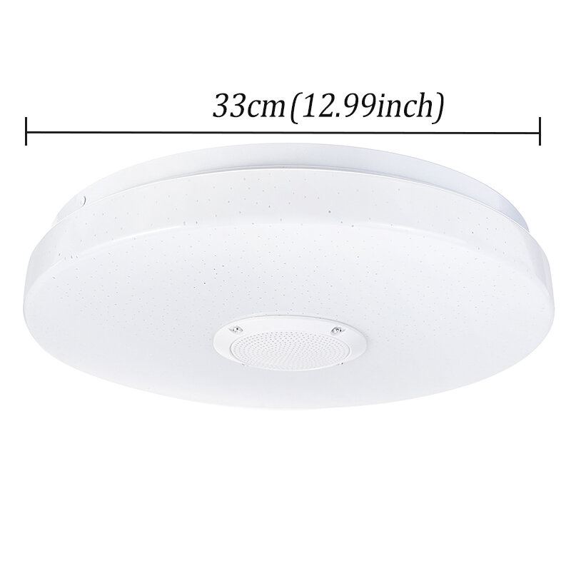 33cm Led Stropní Svítidla Barevná Downlight Lamp Smart Control Bluetooth Wifi App Home