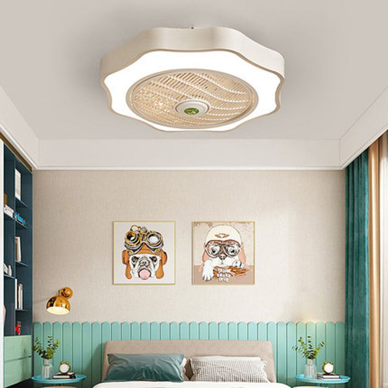 36w 110/220v Stropní Ventilátor S Osvětlením Led Osvětlení Plynulé Stmívání Nastavitelná Rychlost Větru Dálkové Ovládání Bez Baterie Moderní Led Světlo Pro Ložnici Obývací Pokoj Jídelna