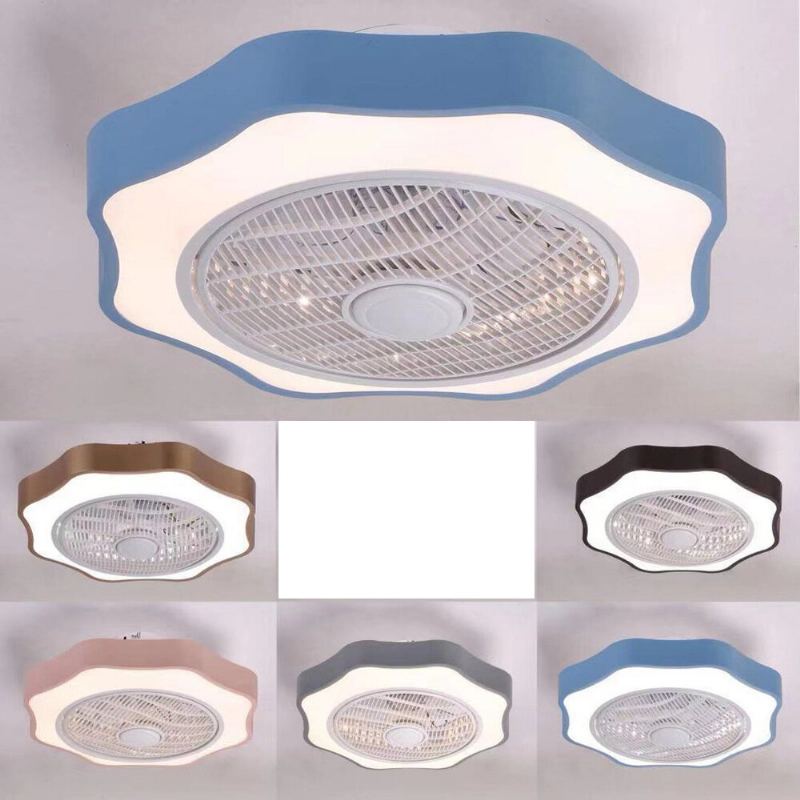 36w 110/220v Stropní Ventilátor S Osvětlením Led Osvětlení Plynulé Stmívání Nastavitelná Rychlost Větru Dálkové Ovládání Bez Baterie Moderní Led Světlo Pro Ložnici Obývací Pokoj Jídelna