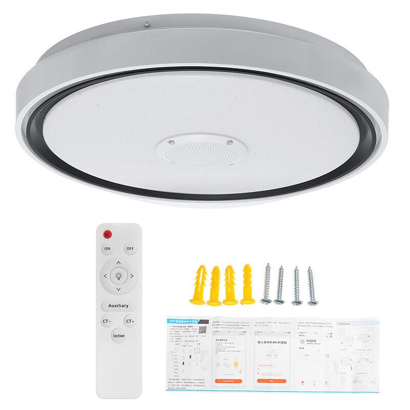 36w/60w 110/220v 40cm Led Rgb Hudební Stropní Lampa Wifi App Dálkové Ovládání Domácí Ložnice Chytré Světlo