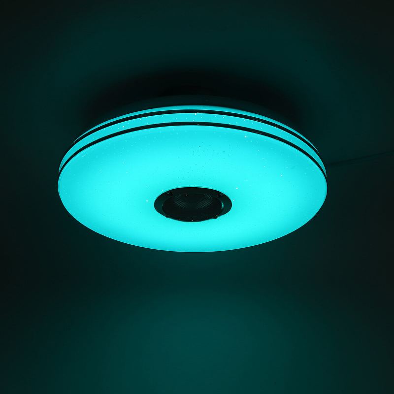 36w/60w 33cm Moderní Led Hudební Stropní Světlo Rgb Bluetooth Reproduktor Dolů Lampa App+dálkové Ovládání 110-220v