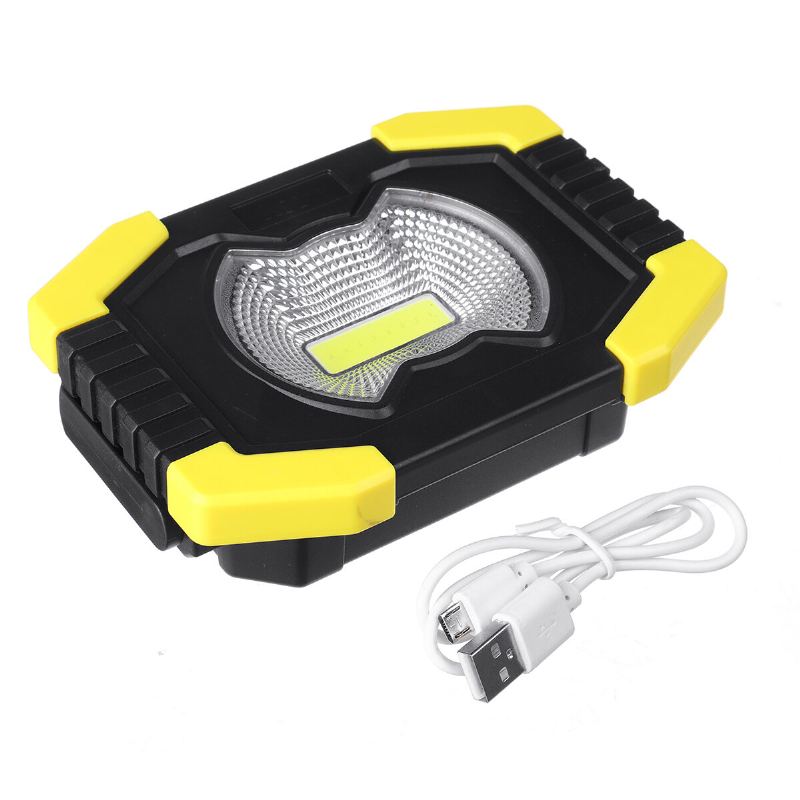 3800lm Led Floodlight Usb/solární Nabíjecí Dobíjecí Pracovní Lampa Outdoor Campin