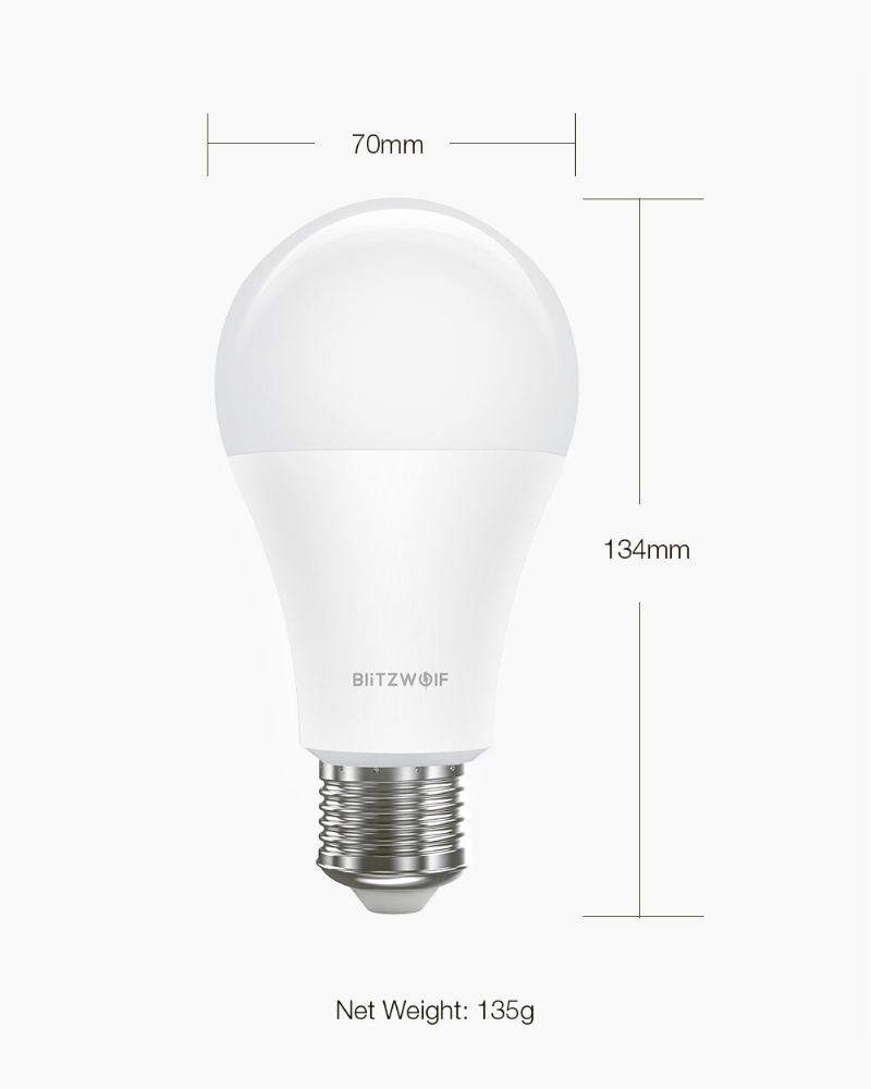 3ks Bw-lt21 Rgbww 10w E27 App Inteligentní Led Žárovka Práce S Amazon Alexa Google Assistant Ac100-240v