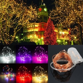 3m Vodotěsná Led Baterie Mini Led Měděný Drát Pohádkový Řetěz Světlo Holiday Light Party Christmas