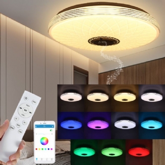 40cm 85-265v Bluetooth Led Stropní Světlo 256 Rgb Hudební Reproduktor Stmívatelné 2.4ghz Dálkové Ovládání