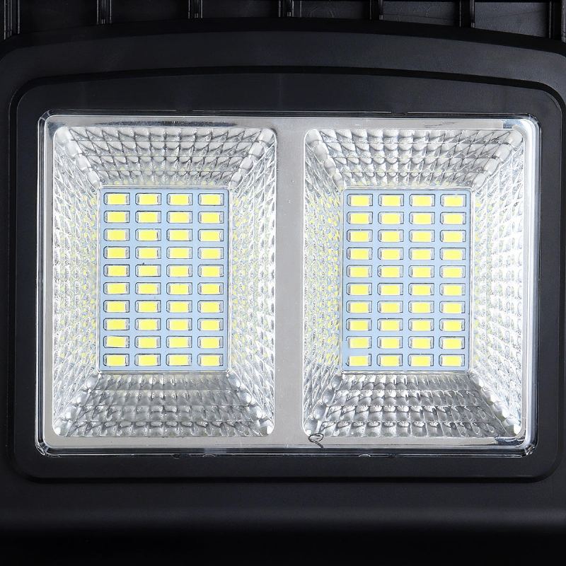 40w 80 Led Solární Pouliční Světlo Pir Pohybové Čidlo Nástěnná Časovací Lampa S Dálkovým Ovládáním