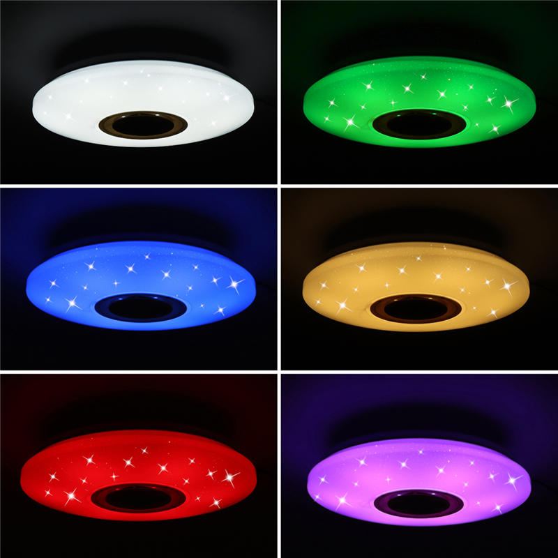 48w 102led Stmívatelné Rgbw Hudební Stropní Světlo Hvězdné Nebe Ovládání Bluetooth App