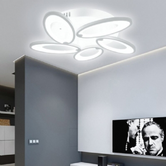 5 Hlav Moderní Led Stropní Akrylátová Domácí Svítidla Lustrová Lampa + Dálkové 3200-6500k