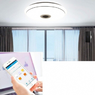 50cm Ac85-265v Led Rgb Hudební Stropní Lampa App + Dálkové Ovládání Chytré Světlo Funguje S Google Home Alexa