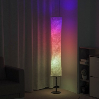 57'' Inteligentní Led Stojací Lampa Rgb Hudební Tkanina Stojící Stmívatelné Světlo App+dálkové