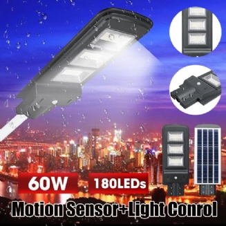 60w 180led Solární Lampa Pir Pohybový Senzor Venkovní Zahradní Pouliční Osvětlení Pro Silniční Zahradu