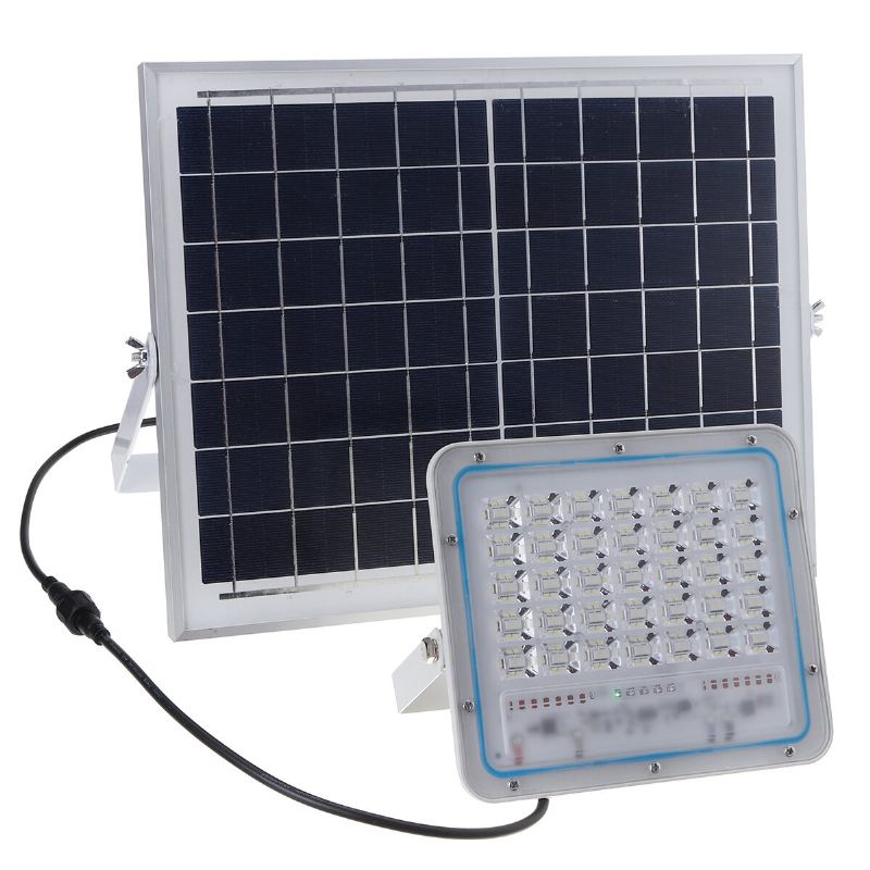 60w 70led 2000lm Solární Světlomet Dálkové Ovládání Načasování Světelného Senzoru Venkovní Vodotěsné Ip65