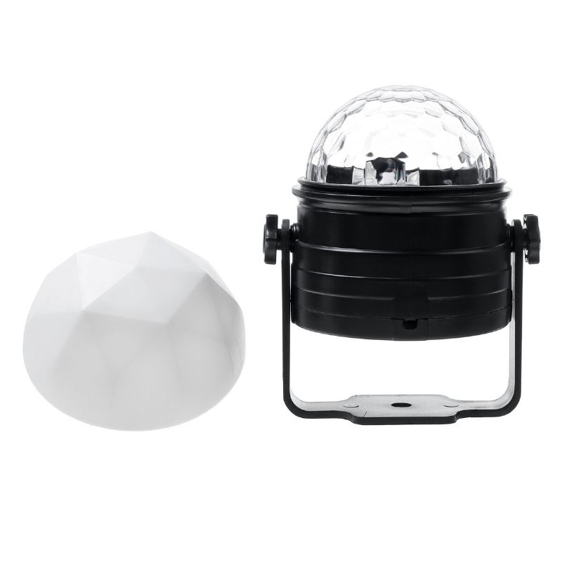 6w 110-240v 6 Režimů Rgb Disco Party Lights Stroboskop Led Dj Ball Zvuk Aktivovaná Žárovka Taneční Lampa Prázdniny Dekor