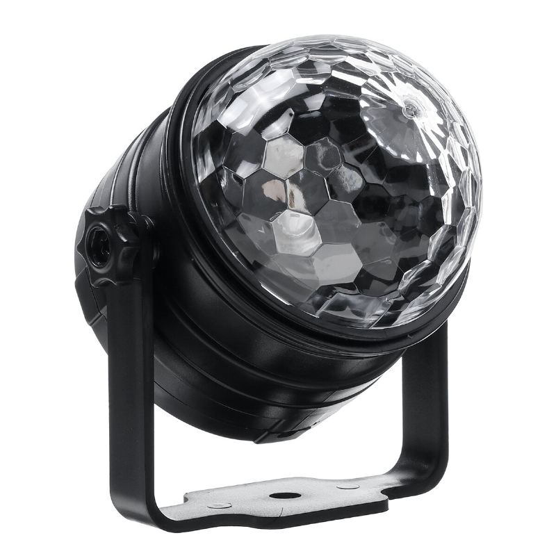 6w 110-240v 6 Režimů Rgb Disco Party Lights Stroboskop Led Dj Ball Zvuk Aktivovaná Žárovka Taneční Lampa Prázdniny Dekor