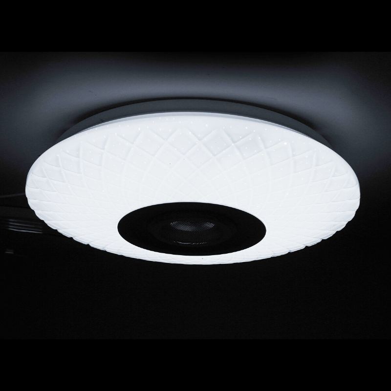 72w Rgb Hudební Barevné Led Stropní Světlo Stmívatelná Lampa Bluetooth + Ovládání App Ac180v~265v