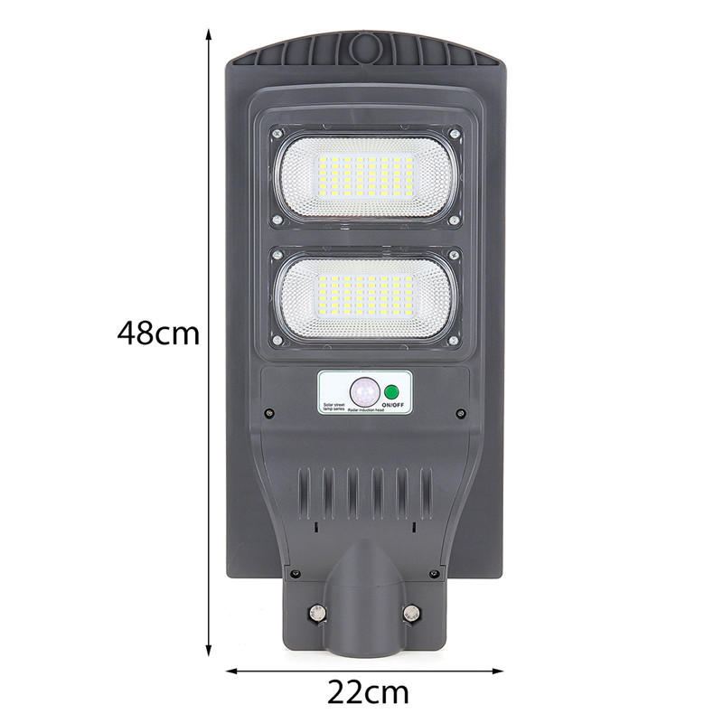 80w Solární Pouliční Světlo Motion+light Sensor Led Venkovní Zahradní Nástěnná Lampa Pro Park Garden Courtyard Street Walkway (bez Sloupu)