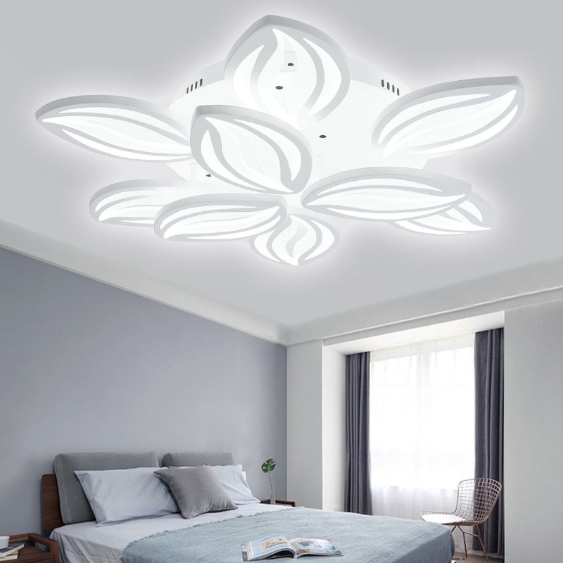 Ac110-220v 10800lm 990led Stropní Lampa Bílé Světlo Dálkové Ovládání Ložnice