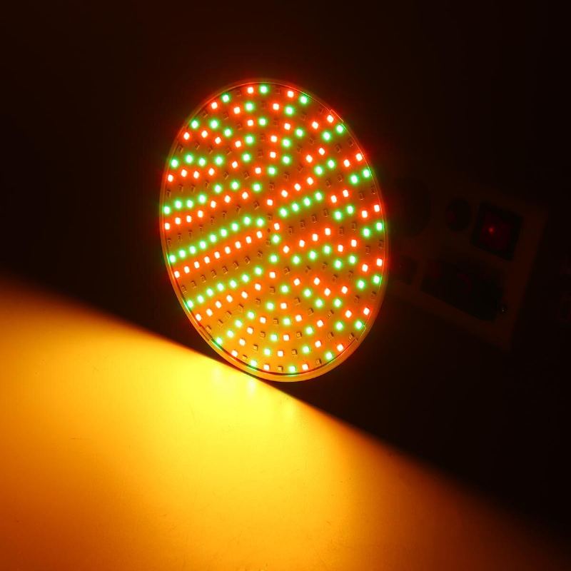 Ac12v/120v E27 25w 252led Rgb Podvodní Bazénové Světlo Změna Barvy Lampy Par38+18 Klíčový Dálkový Ovladač