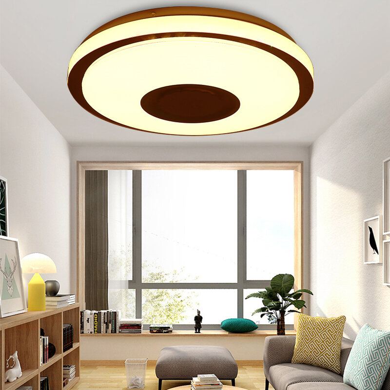 Ac220v/110-240v 38cm Led Rgb Hudební Stropní Lampa Bluetooth App+dálkové Ovládání Kuchyň Ložnice Koupelna